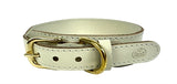 Sazzz collar dog pioneer leather cream