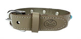 Sazzz Collar Dog Adventure Stone Leather Tope