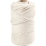 Creativ Company Macrame Cord Off-White, 55m