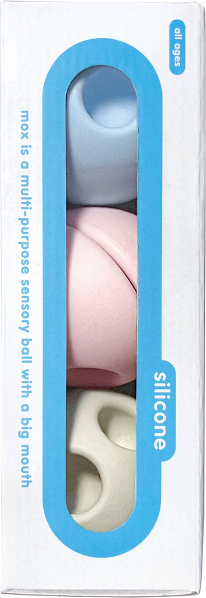 Moluk Mox-Set Pastellfarben, 3-teilig, im Karton 5,2x5,2x15,2cm, 0+