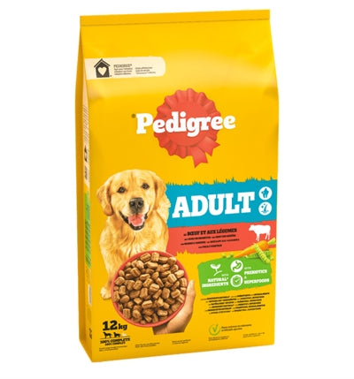 Pedigree Adulte avec du bœuf et des légumes