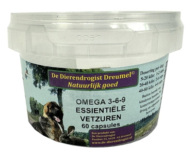 Drogista animal Omega 3-6-9 Cápsulas de ácidos grasos