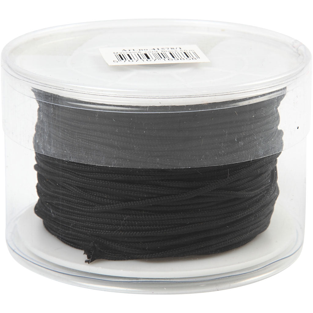 Https: www.cchobby.nl polyester-cord-thickness-1-8-mm-black-50-m-1-roll
