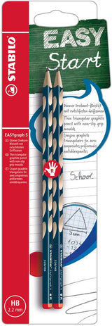 Stabilo Easygraph S HB Rechtshänder-Graphitstifte Petrol - 2 Stk.