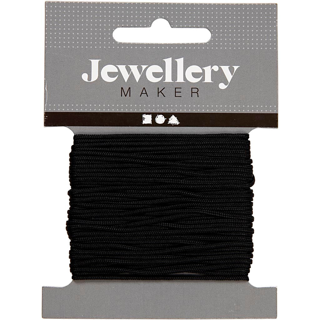Creativ Company Macrame Cord Black, 10m