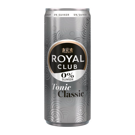 Royal club tonic classic 0% blik (12x 25 cl)