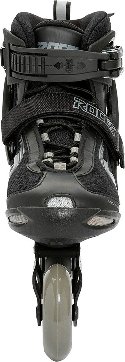 Roces Pic TIF 80 Inline-Skates – 4 x 80 mm Rollen – Fitness-Inline-Skates – Schwarz Grau – Größe 39