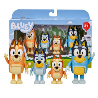 Moose Toys blaue Familienspielfiguren, 4-tlg.