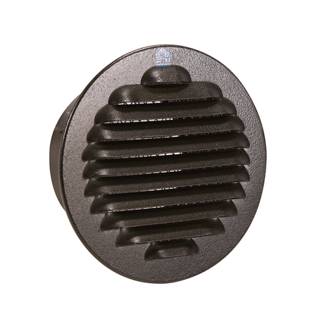 Renson 1059760 - inbouw rond schoepenr met gaas435r dia 80 ral 9005 zwart | 12 stuks
