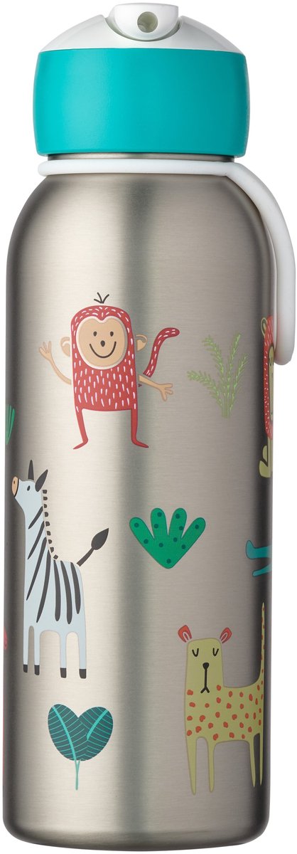 Mepal Isolierflasche zum Aufklappen, Tierfreunde