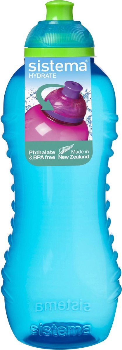 Sistema drinking bottle squeeze 460 ml - blue