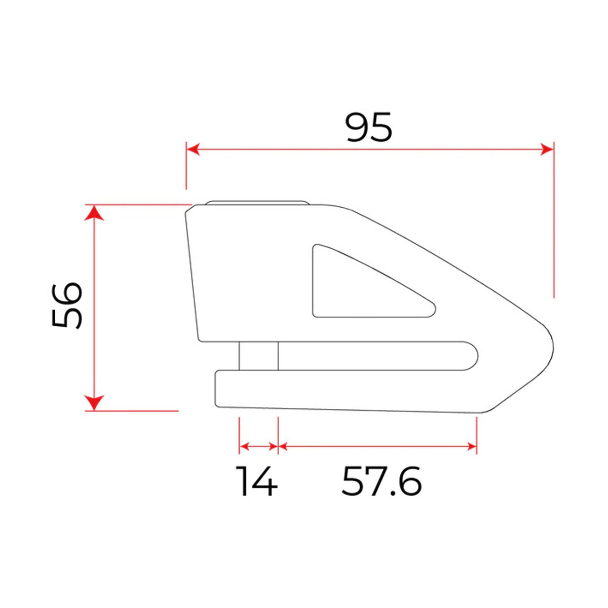 Pro-tetect disc brzdové zámek Disq Art 4