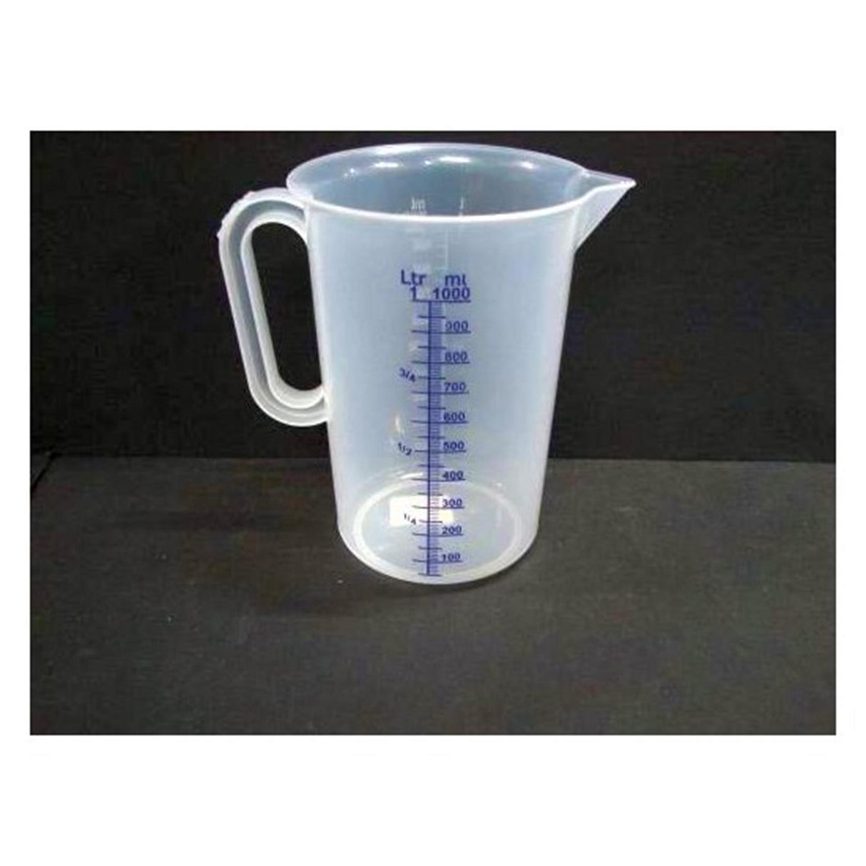 Hünersdorff Messbecher 1,0ltr PP Messbecher Kunststoff 1 Liter