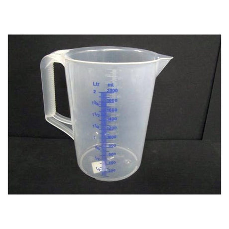 Messbecher 2,0 Liter PP Messbecher Kunststoff 2 Liter