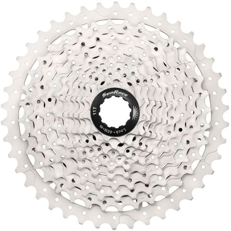 Sunrice 10-Geschwindigkeitskassette 11-40 T CSMS3 Silber