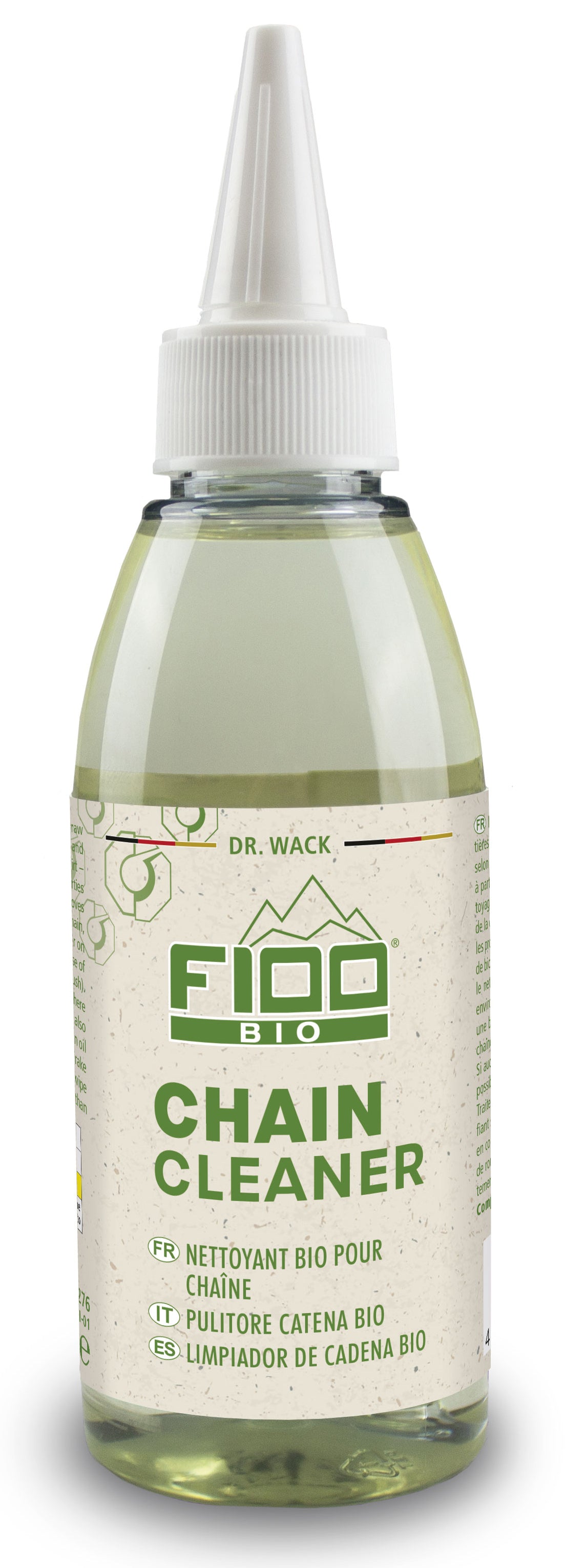 Drwack Bio Chain Cleaner Dr. Wack F100 Bio Chain Cleaner Spray -flaske på 150 ml