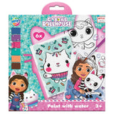 Kreative Bastelgruppe, Malerei mit Wasser, Gabbys Puppenhaus, 7 Teile.