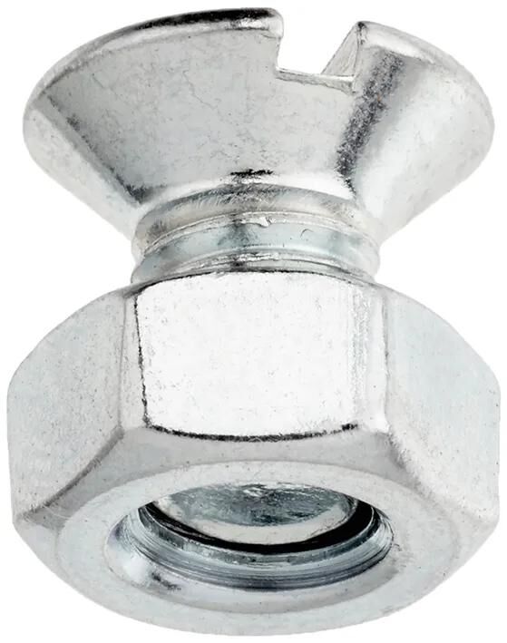 Dresselhaus-Bolzen mit Senkkopfschrauben.