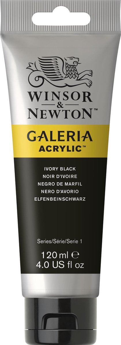 Winsor Newton Galeria Acryl 120 ml Elfenbeinschwarz
