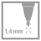 Stabilo easyergo 1.4 - Bleistiftmine - Ersatzminen - 6 Stück