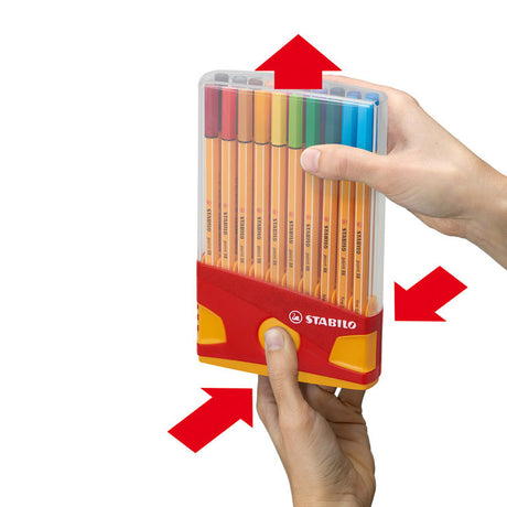 Stabilo point 88 – Fineliner – Colorparade – Set mit 20 Stück