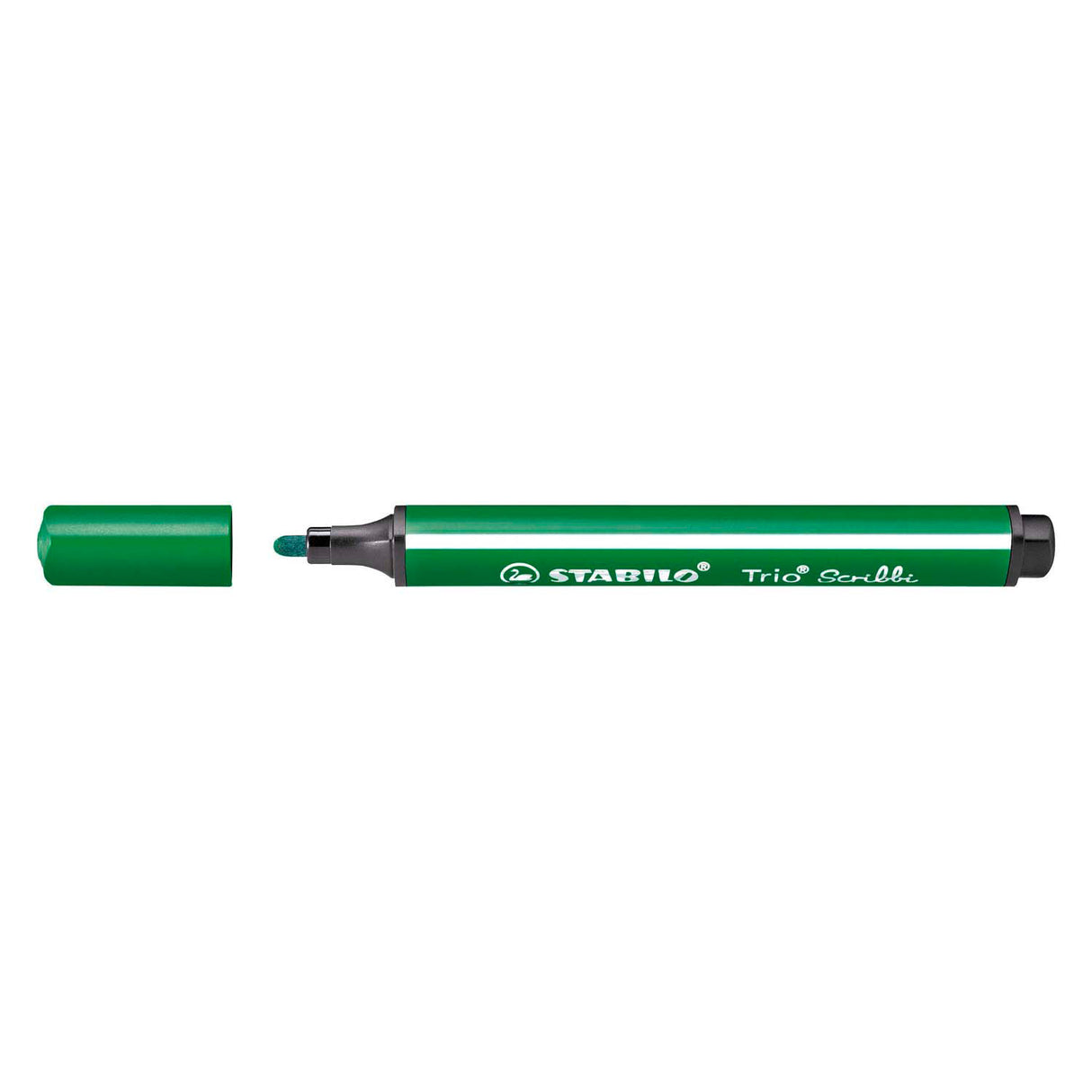 Stabolo trio scribbi in feltro -tip penna con point verde verde