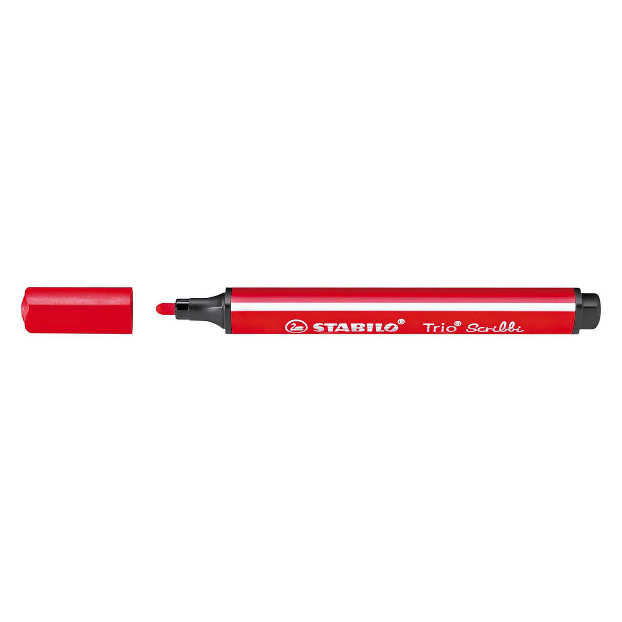 Stabilo Trio Scribbi - Filz -Tip -Stift mit ausgeliefertem Punkt - Rot