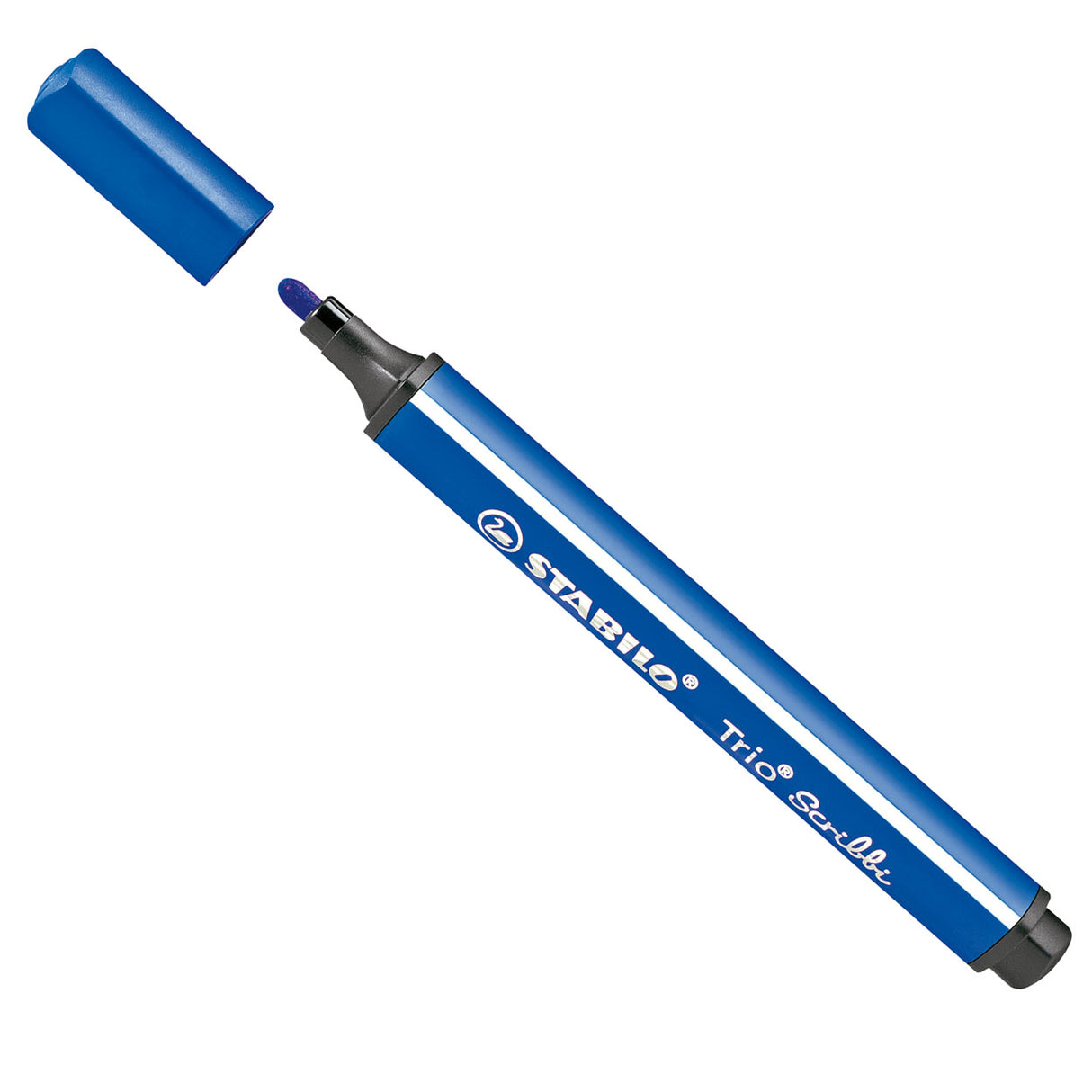 Stabilo Trio Scribbi Filz -Tip -Stift mit Einweichenpunkt blau