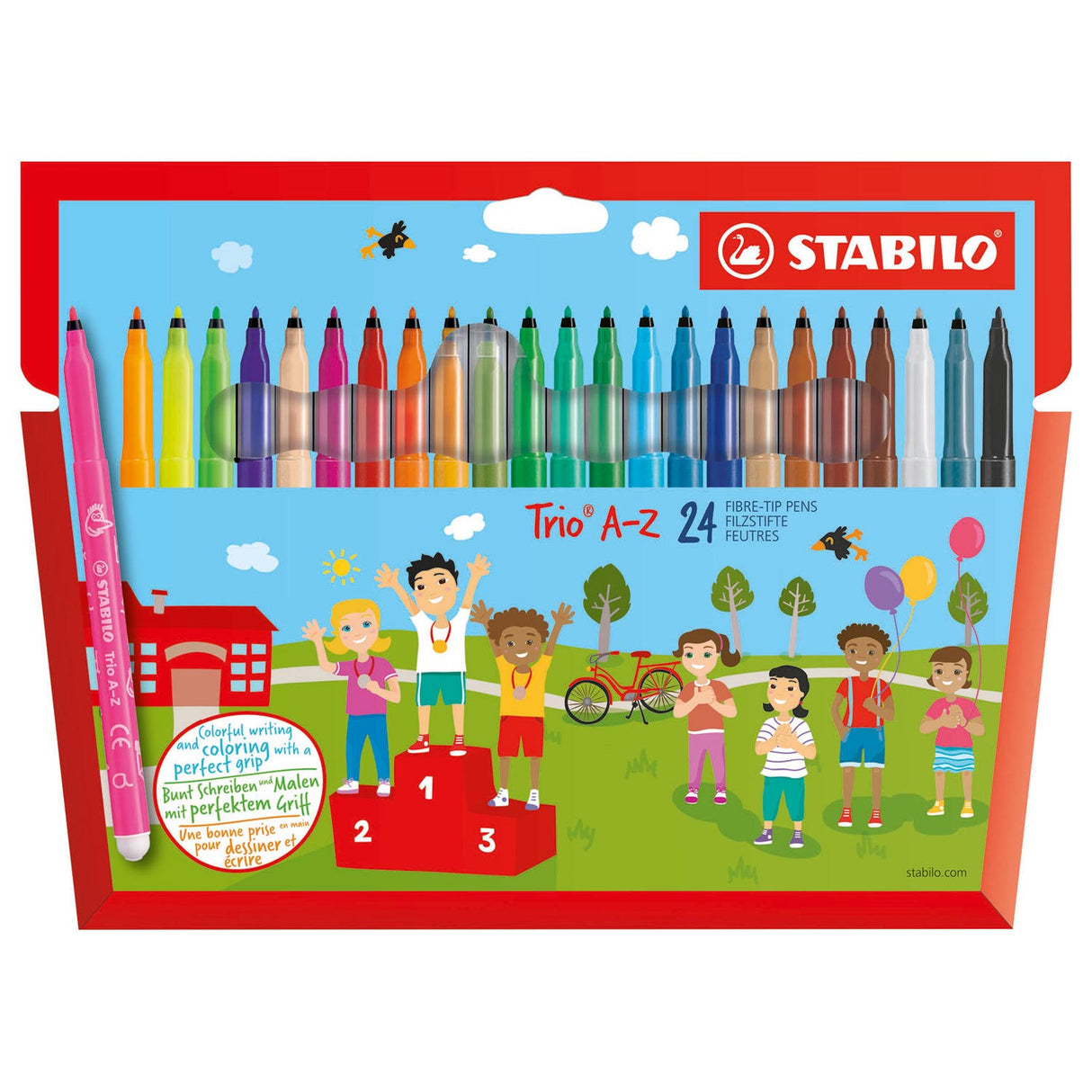 STABILO TRIO A-Z FEETSTIFT, 24SE.