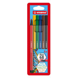 Stabilo Pen 68 - 6 colores