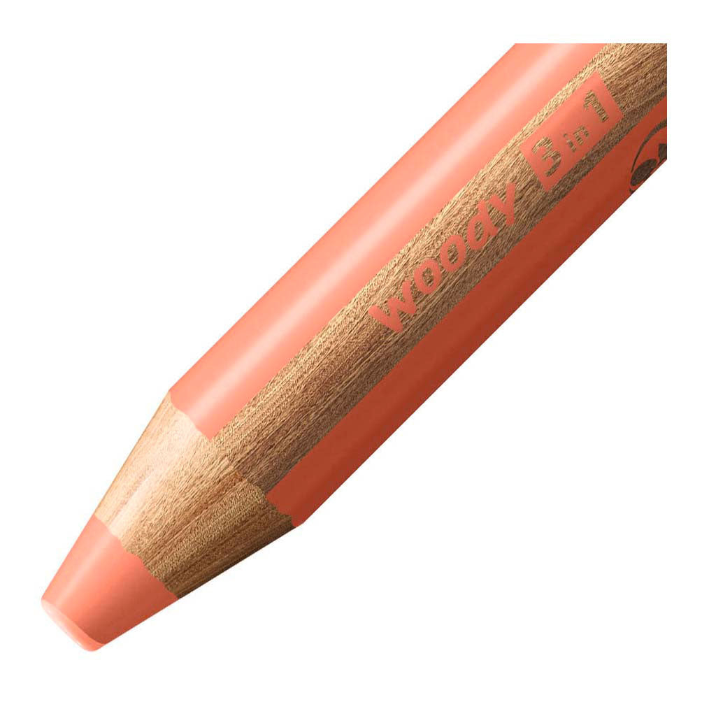 Stabilo Woody 3in1 - Rouge pastel