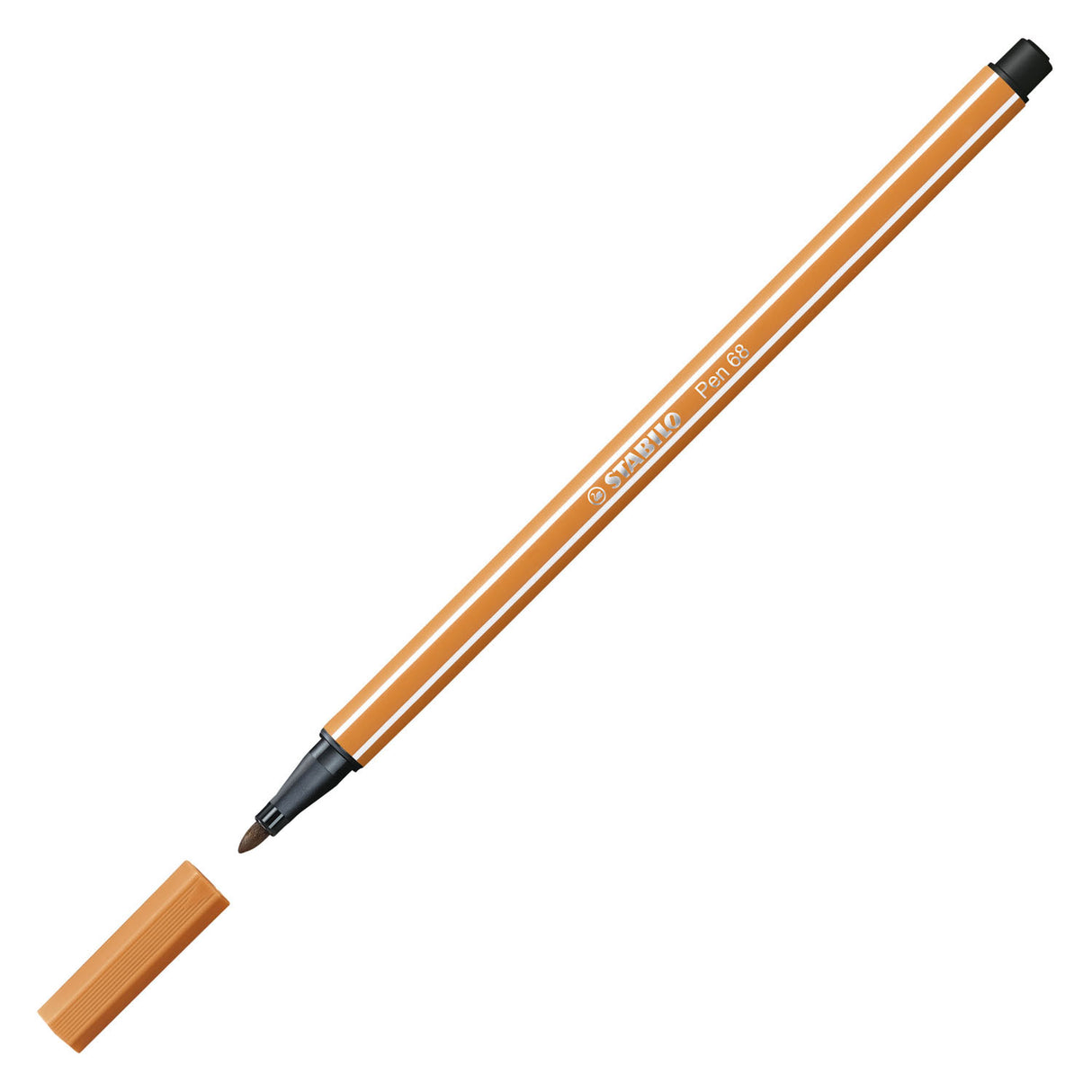 Stabilo Pen 68 - gefillt -Tip-Pen - donkel Ocker (68 89)