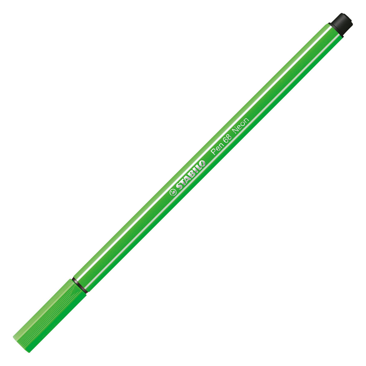 Stabilo pen 68 viltstift fluoriserend groen (68 033)