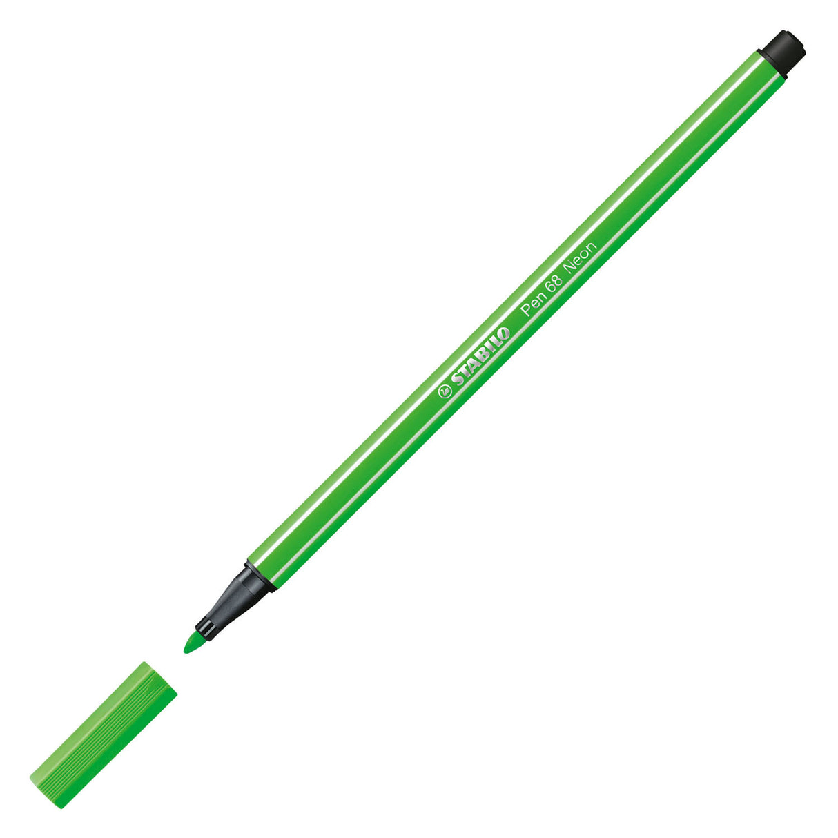 Stabilo Pen 68 - Felt -tip pen - Fluorescerende grøn (68 033)