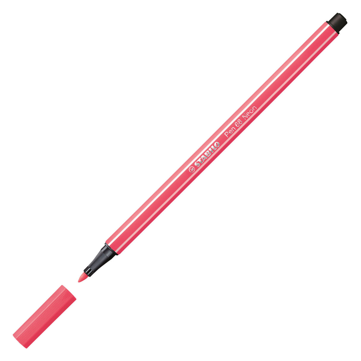 Stabilo Pen 68 - Felt -tip Pen - Fluorescentna rdeča (68 040)