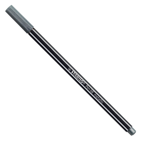 Stabilo Pen 68 Metallic-Filzstift - Silber (68 805)