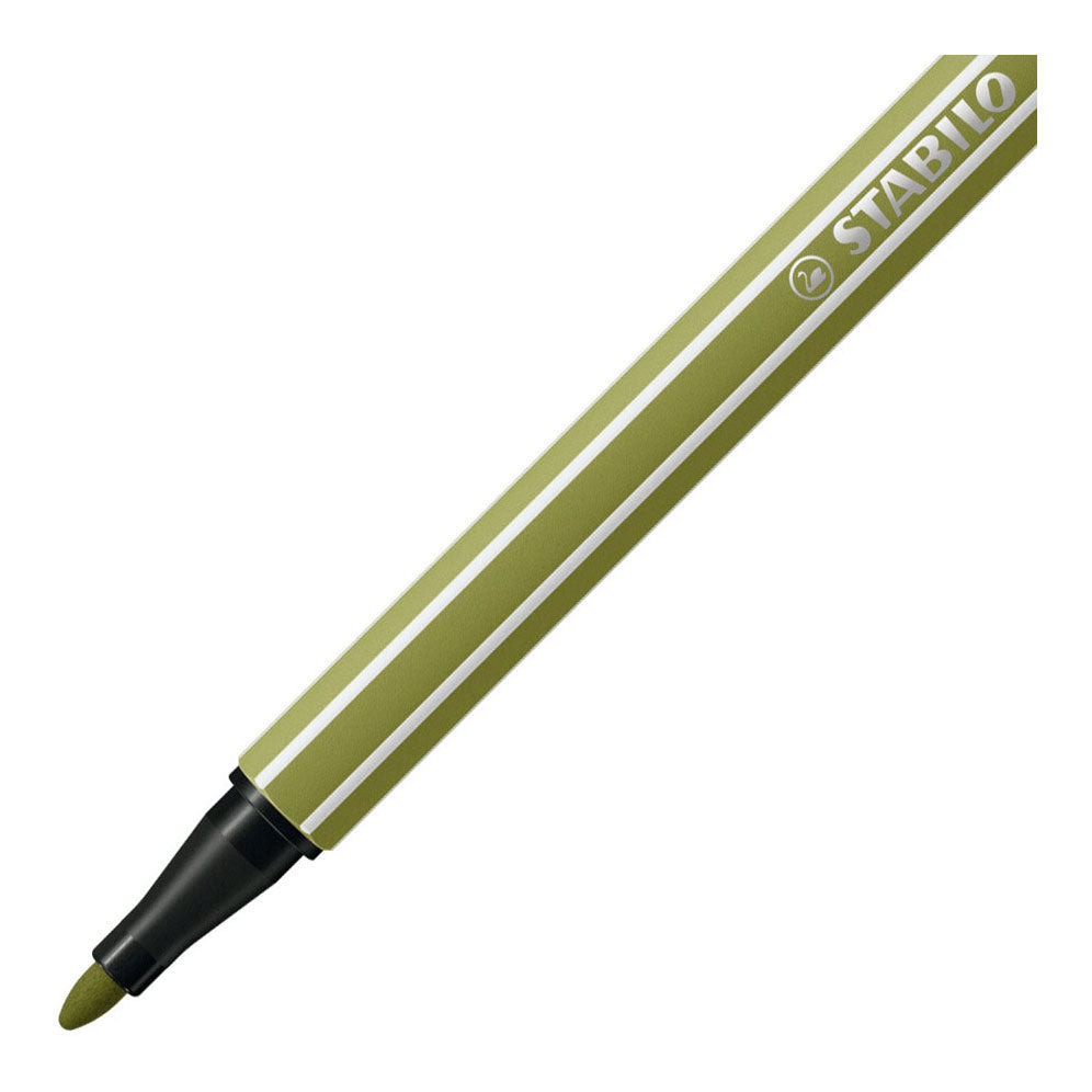 Stabilo Pen 68 - Felt -Tip Pen - Mud Green (68 37)