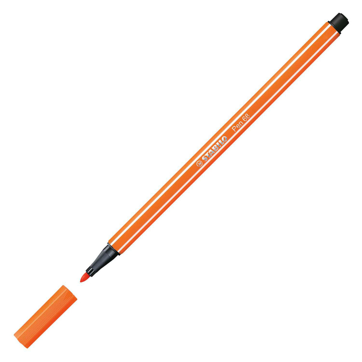 Stabilo pen 68 - viltstift - vermiljoen pastel (68 30)