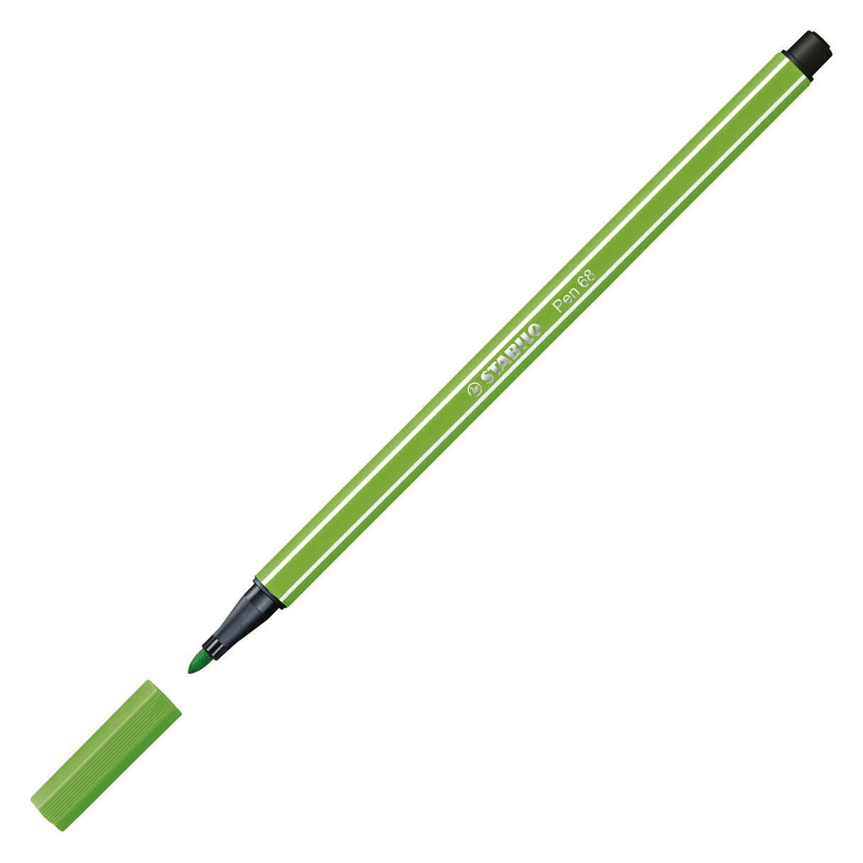 Stabilo pen 68 - viltstift - lichtgroen (68 33)