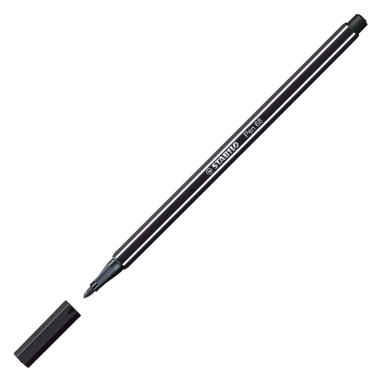 Stabilo Pen 68 - Filz -Tip Stift - Schwarz (68 46)