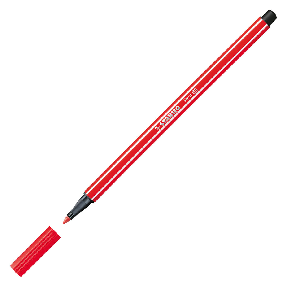 Stabilo pen 68 - viltstift - karmijnrood (68 48)