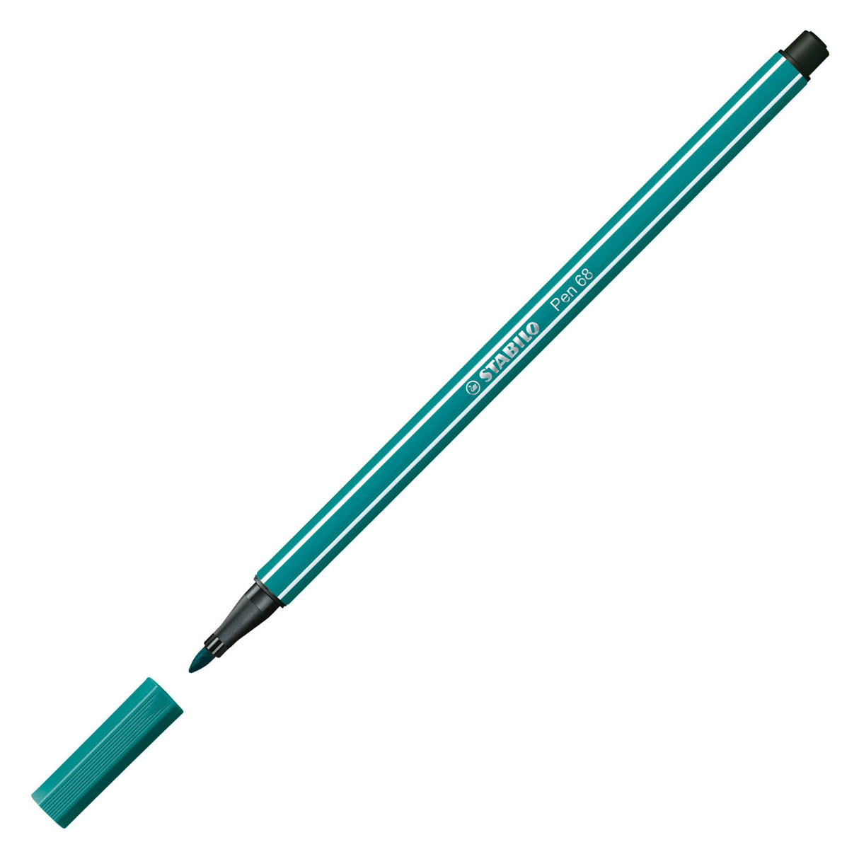 Stabilo Pen 68 - Felt -tip Pen - Turkizna modra (68 51)