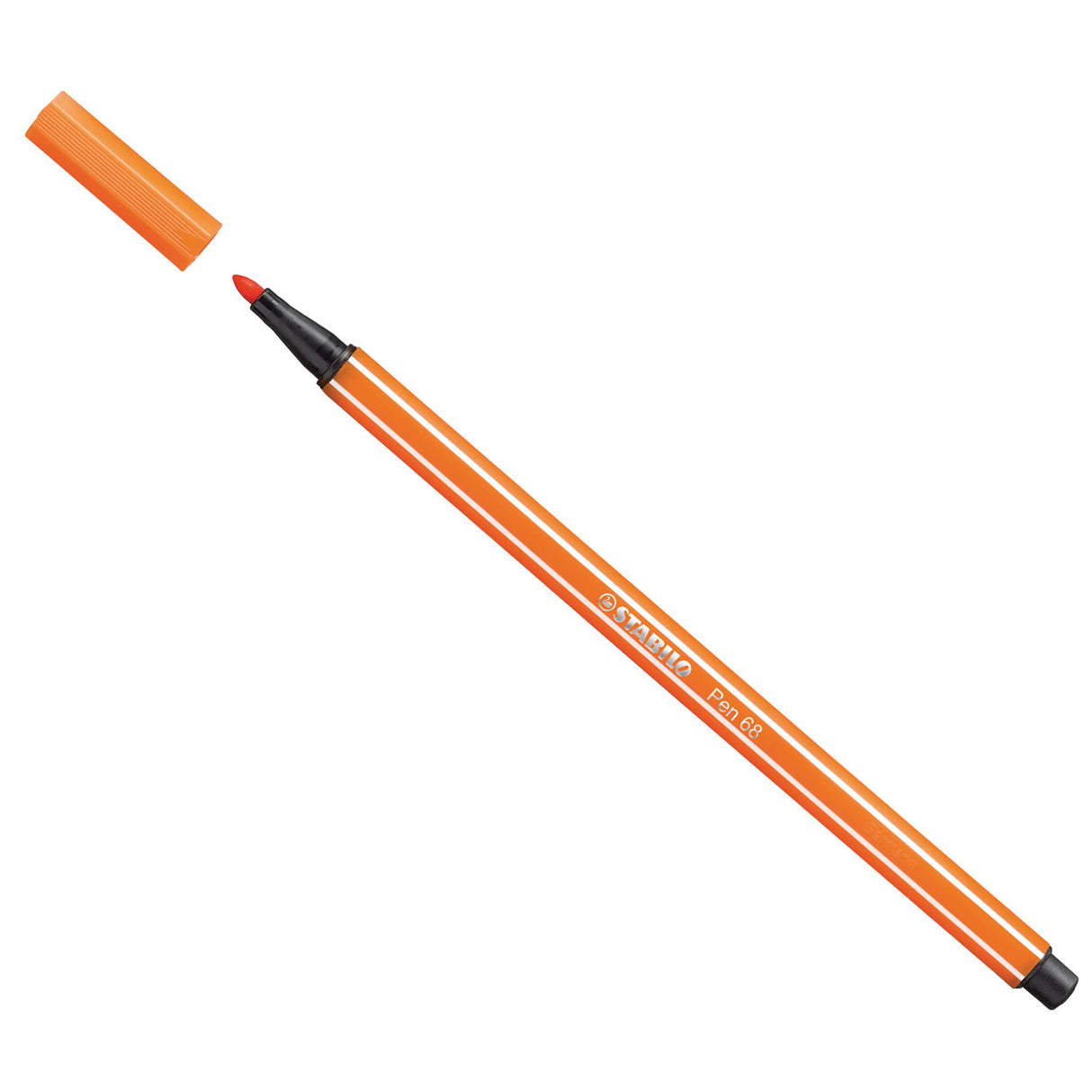 Stabilo pen 68 - viltstift - vermiljoen pastel (68 30)