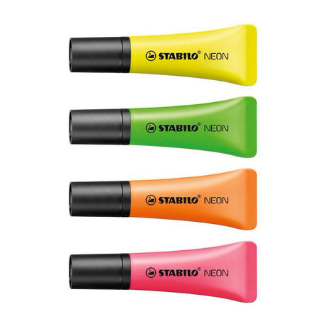 Stabilo Neon - Textmarker - Set à 4 Stück