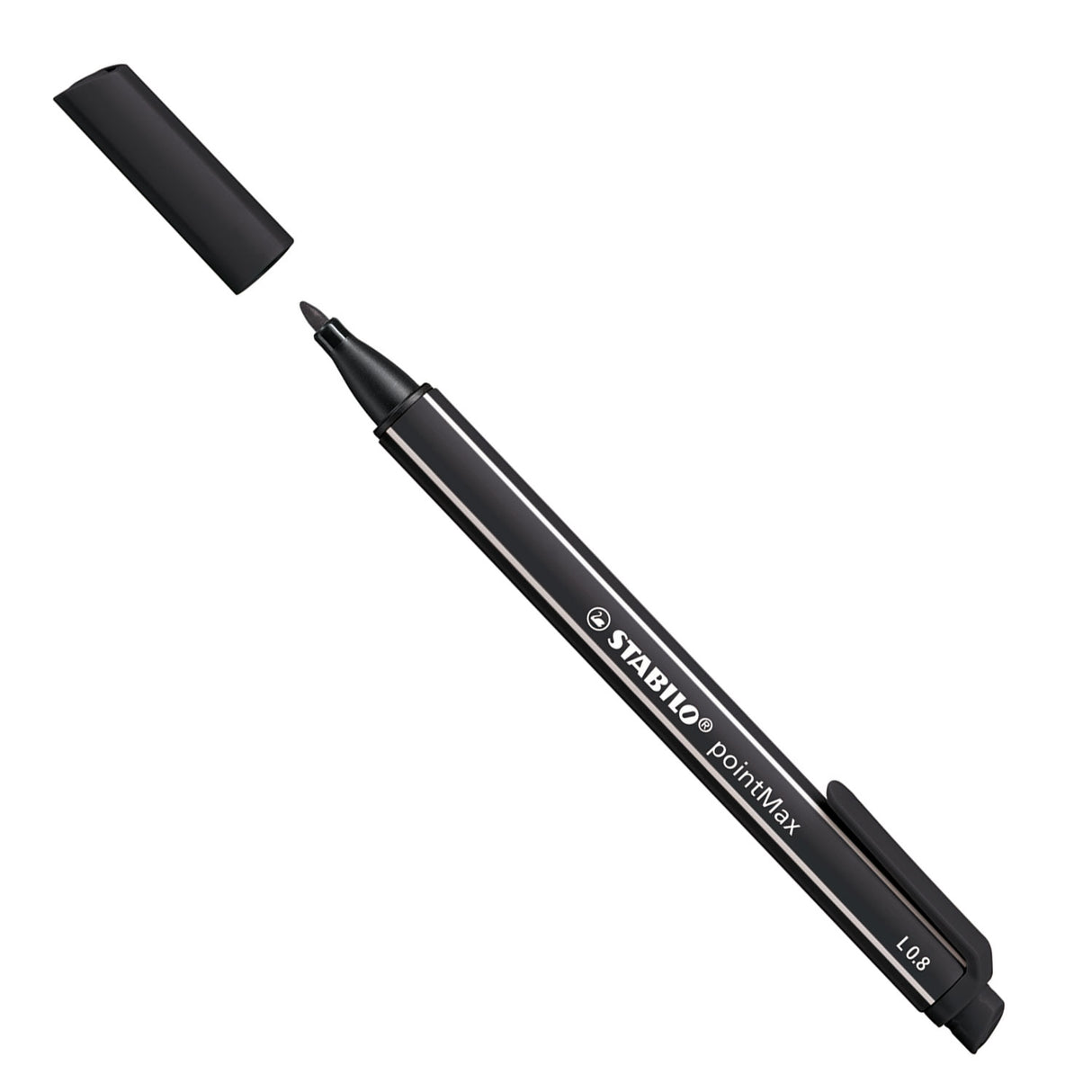 Stabilo pointmax - Hardtip Fineliner - Schwarz (488 46)