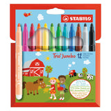 STABILO Trio Jumbo Viltstiften, 12st.