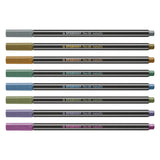 Stabilo Pen 68 Metallic Felt -Tip Pens, 8st.