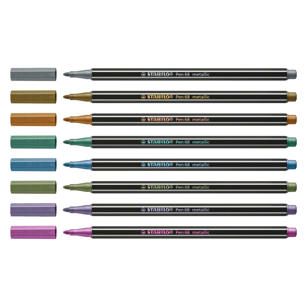 Stabilo Pen 68 Metalowe filc -Tip Pen, 8.