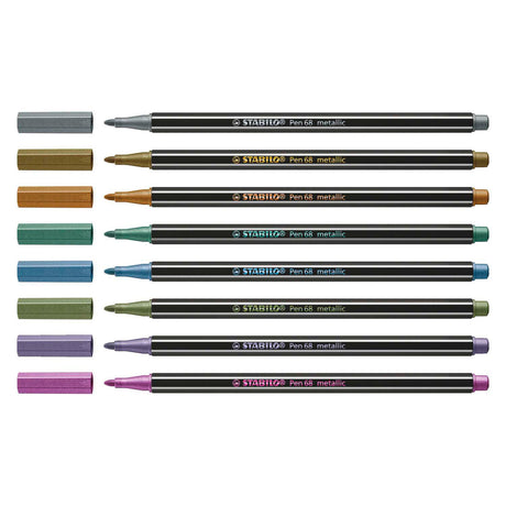 Stabilo Pen 68 Metallgehäuse 8 Farben