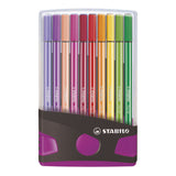 STABILO Pen 68 Colorparade Antraciet Roze, 20st.